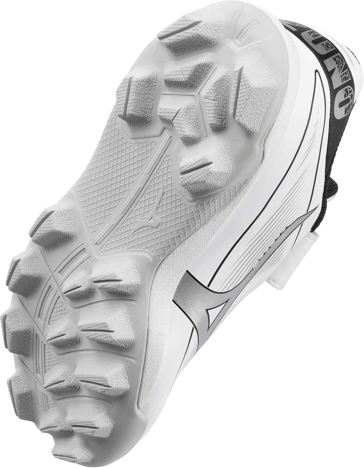 image:imageMizuno unisexchild Cushionrevo Diamond Youth Tpu SpikeWhiteBlack