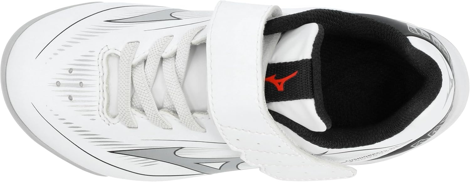 image:imageMizuno unisexchild Cushionrevo Diamond Youth Tpu SpikeWhiteBlack