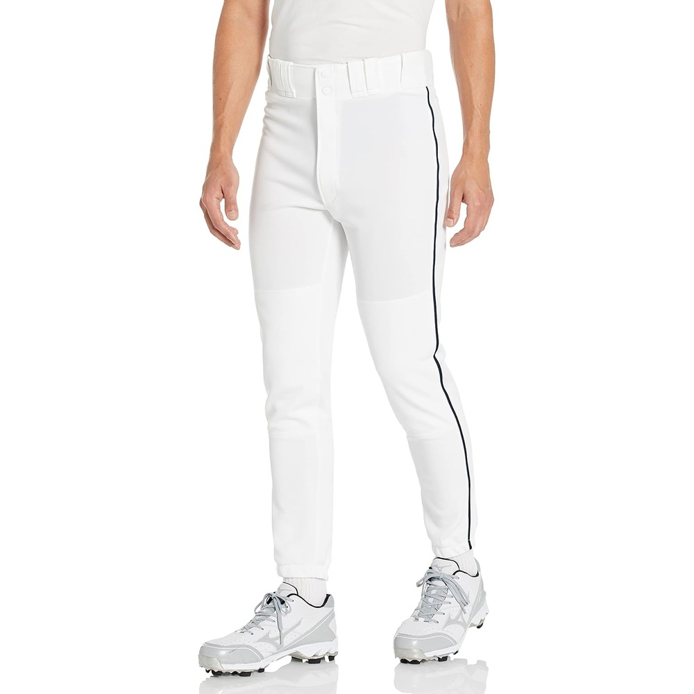 image:imageMizuno Adult Mens Premier Piped Baseball PantWhiteNavy