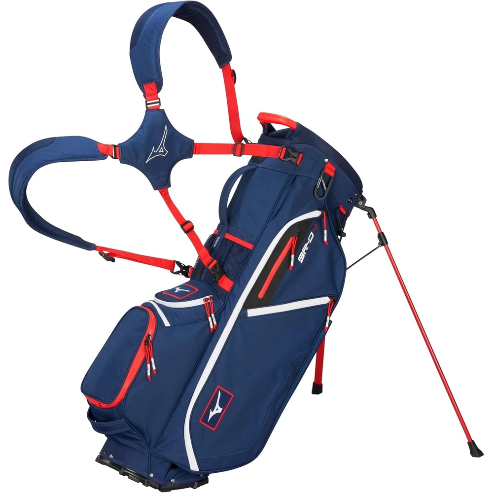 image:imageMizuno BRD4 Stand Golf BagNavyRed