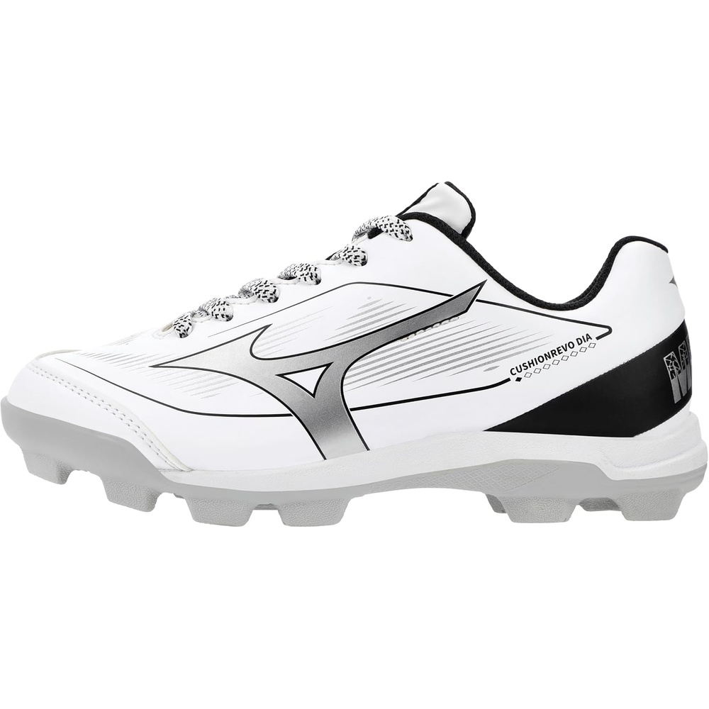 image:imageMizuno Boys Cushionrevo Diamond Jr TPU SpikeWhiteBlack