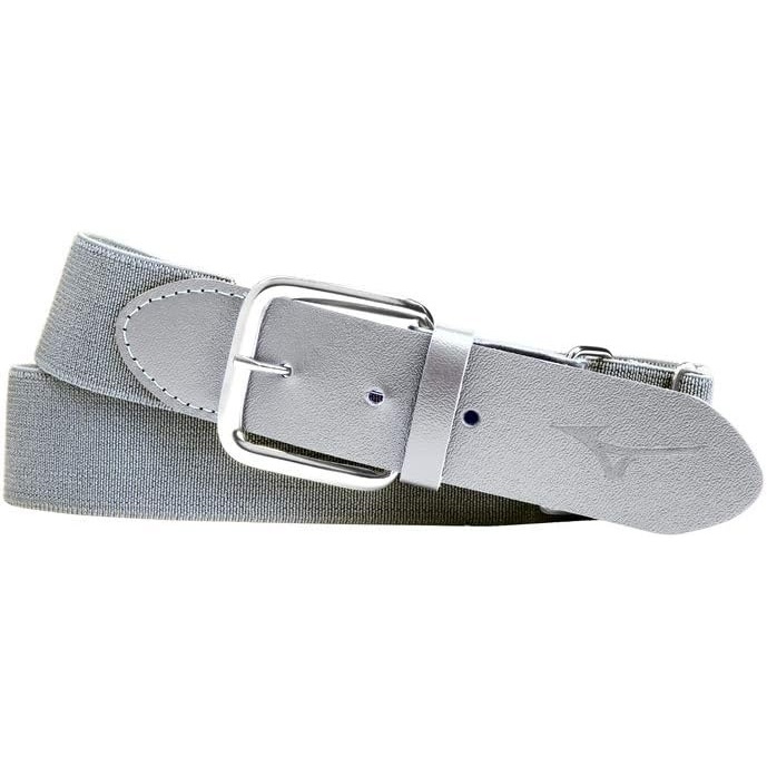 image:imageMizuno Classic Elastic BaseballSoftball Belt Youth and AdultGrey