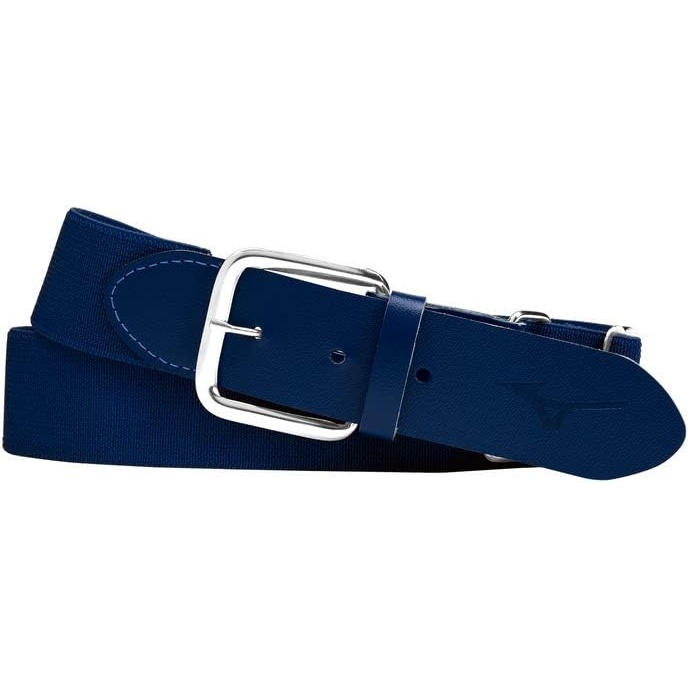 image:imageMizuno Classic Elastic BaseballSoftball Belt Youth and AdultNavy