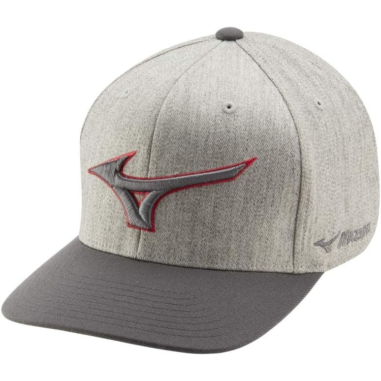 image:imageMizuno Diamond Snapback Golf Hat One SizeHeathered Grey