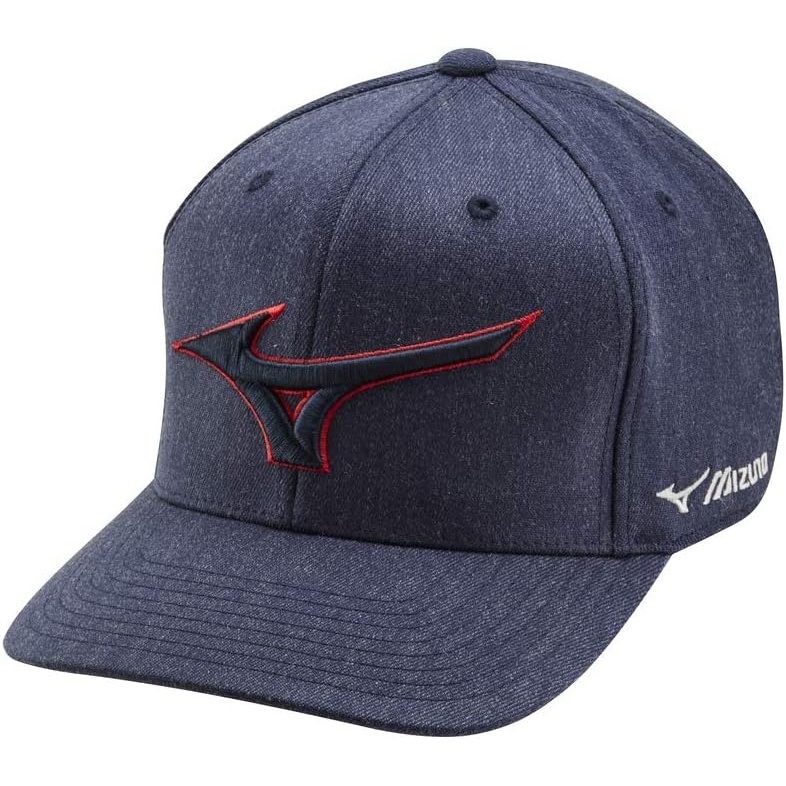 image:imageMizuno Diamond Snapback Golf Hat One SizeNavyred