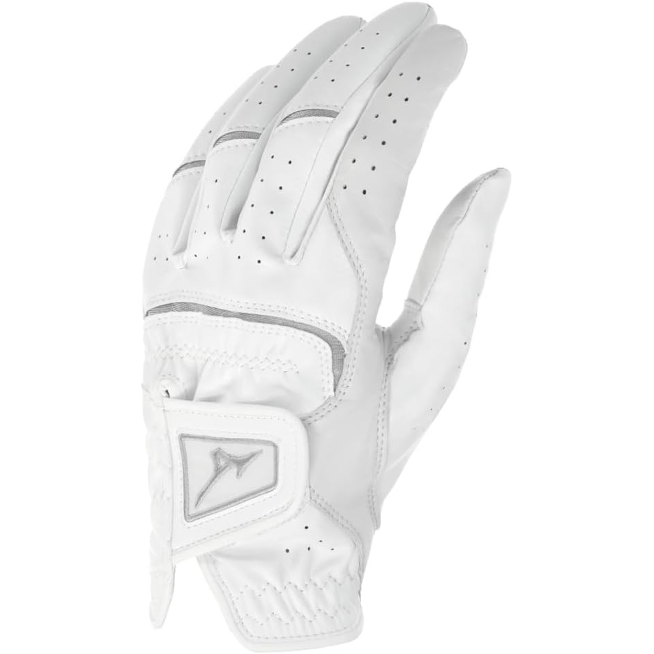 image:imageMizuno Elite Womens Glove Leather Golf Gloves Small LH WhiteSilver