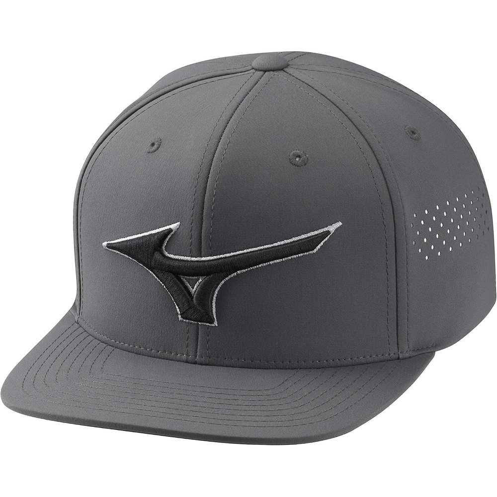 image:imageMizuno Golf Tour Flat Snapback HatDark Charcoal