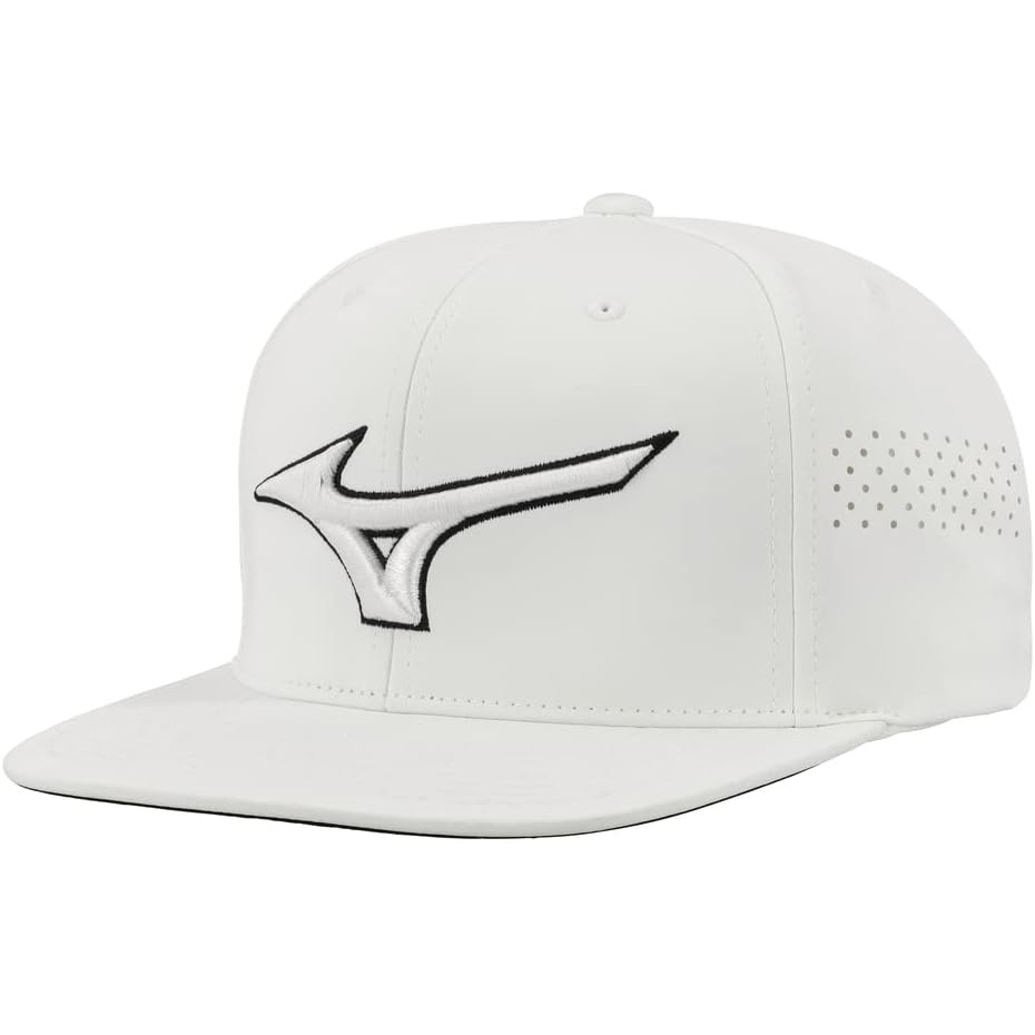 image:imageMizuno Golf Tour Flat Snapback HatWhiteWhite