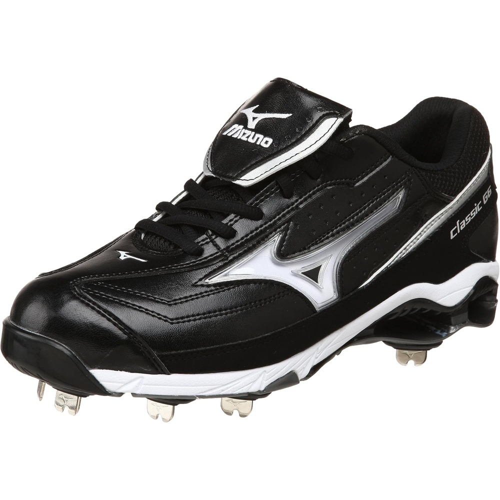 image:imageMizuno Mens 9Spike Classic G6 Low SwitchBlackWhite