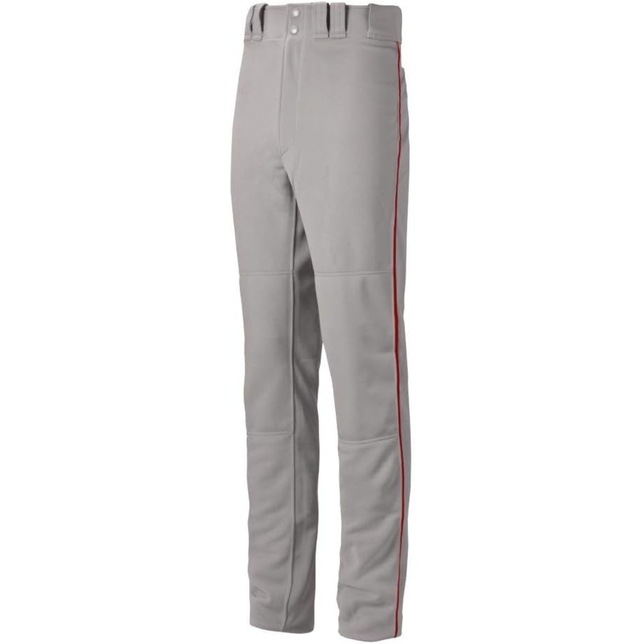 image:imageMizuno Mens Premier Pro Piped G2 Baseball PantGreyRed