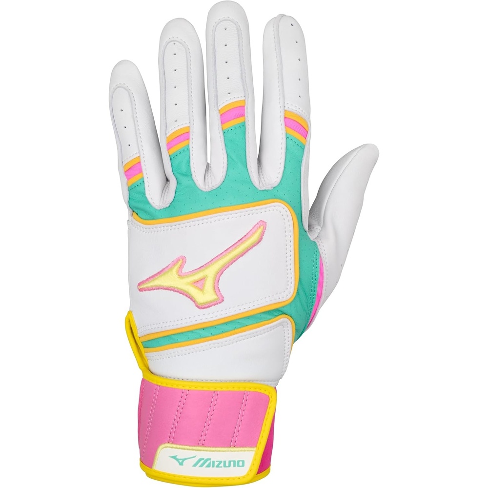 image:imageMizuno Pro Select Youth Baseball Batting GloveWhiteTeal