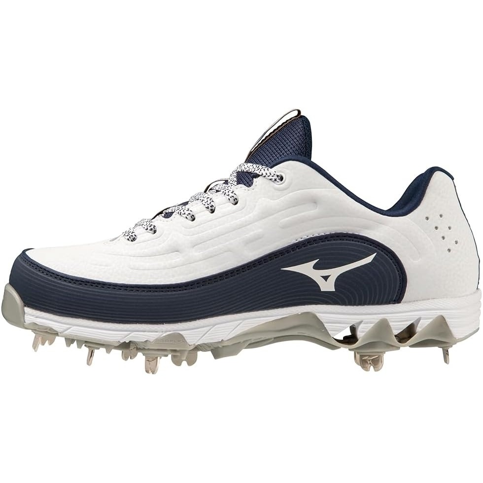 image:imageMizuno Unisex Adult 9Spike Swift 8 Low MetalWhiteNavy
