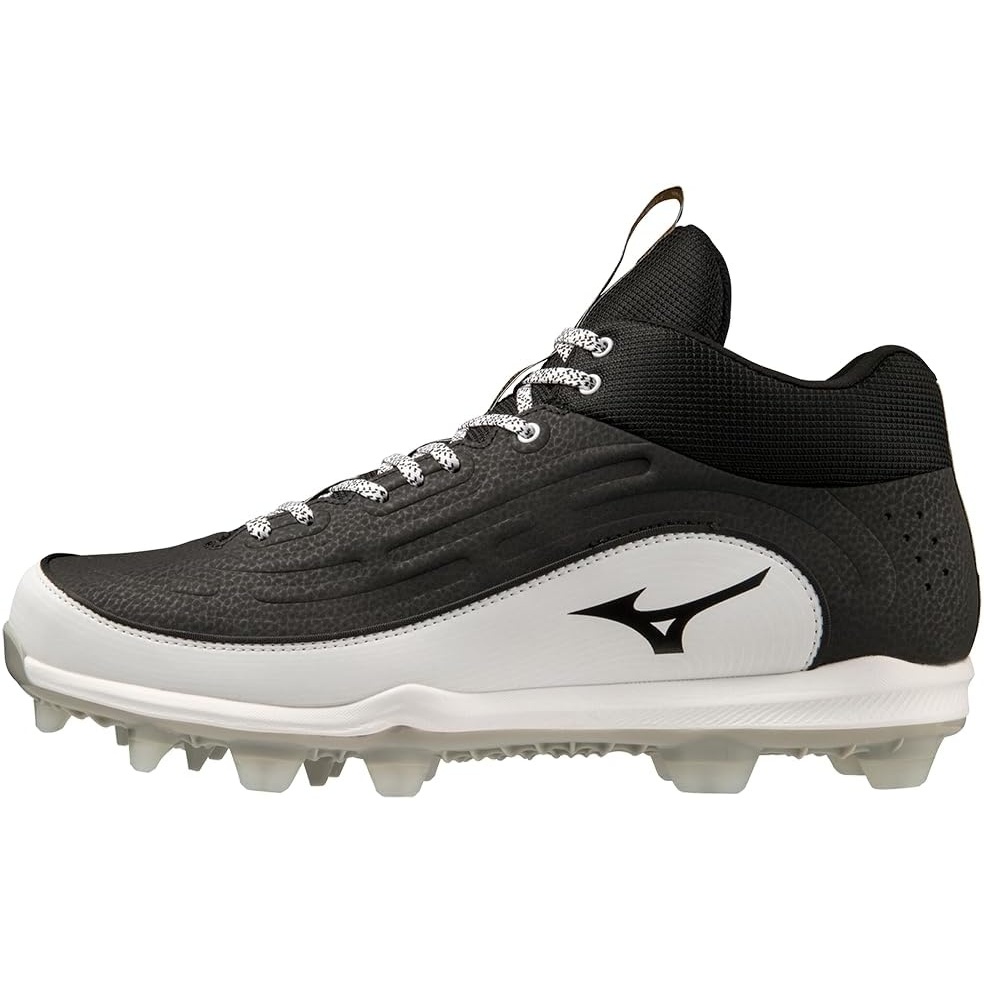 image:imageMizuno Unisex Adult Mizuno 9Spike Ambition 3 MidBlackWhite