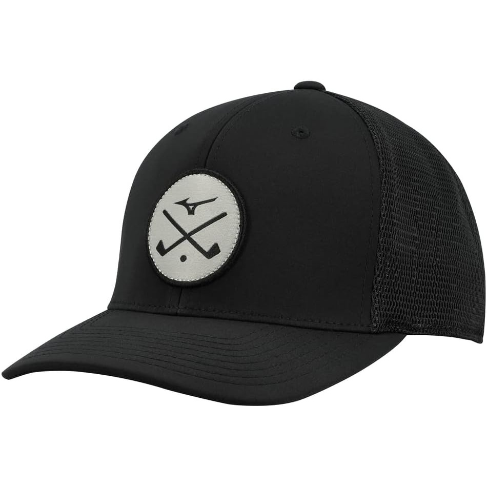 image:imageMizuno Unisex Crossed Clubs Meshback Golf HatBlack