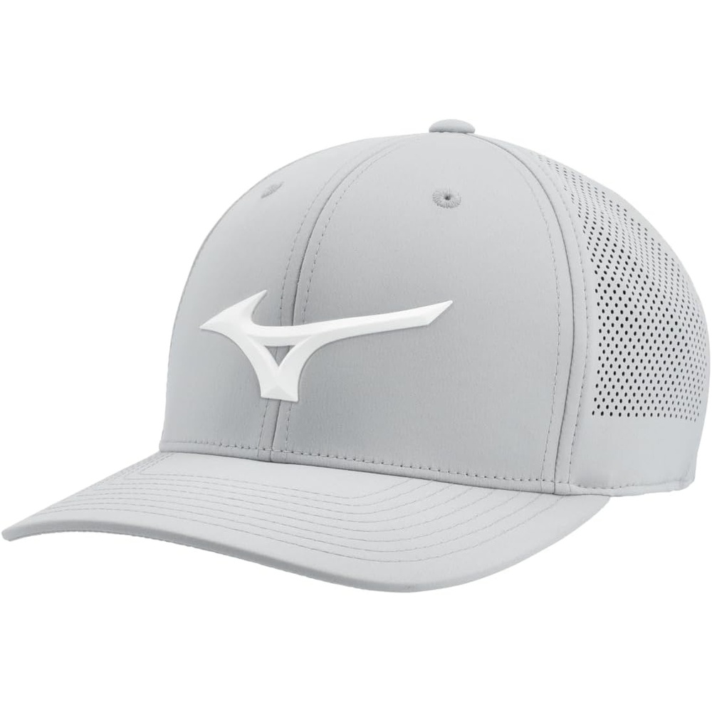 image:imageMizuno Unisex Tour Vent Adjustable Golf HatLight Greywhite