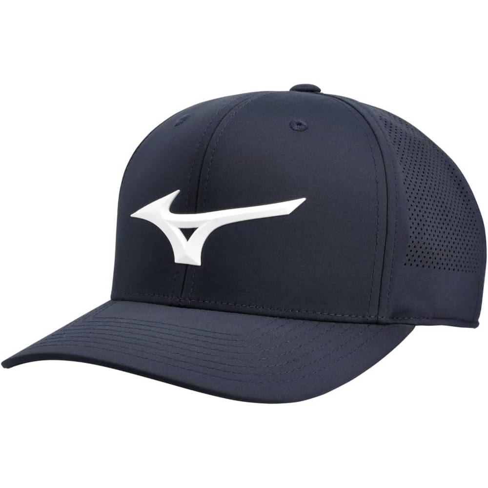 image:imageMizuno Unisex Tour Vent Adjustable Golf HatNavywhite