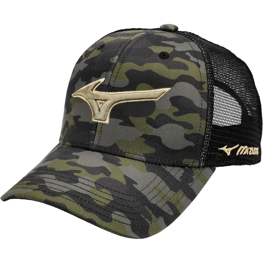 image:imageMizuno UnisexAdult Mizuno Diamond Trucker HatBlack Camo