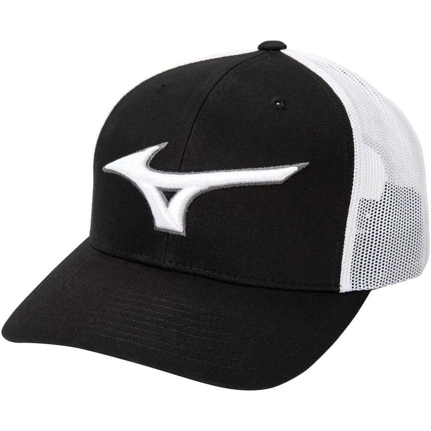 image:imageMizuno UnisexAdult Mizuno Diamond Trucker HatBlackwhite