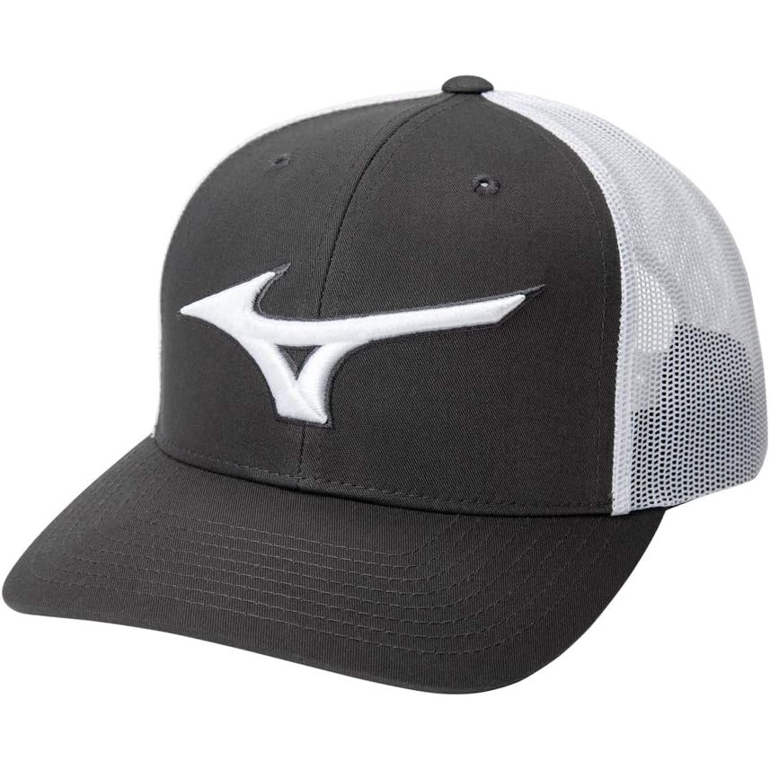 image:imageMizuno UnisexAdult Mizuno Diamond Trucker HatCharcoalwhite