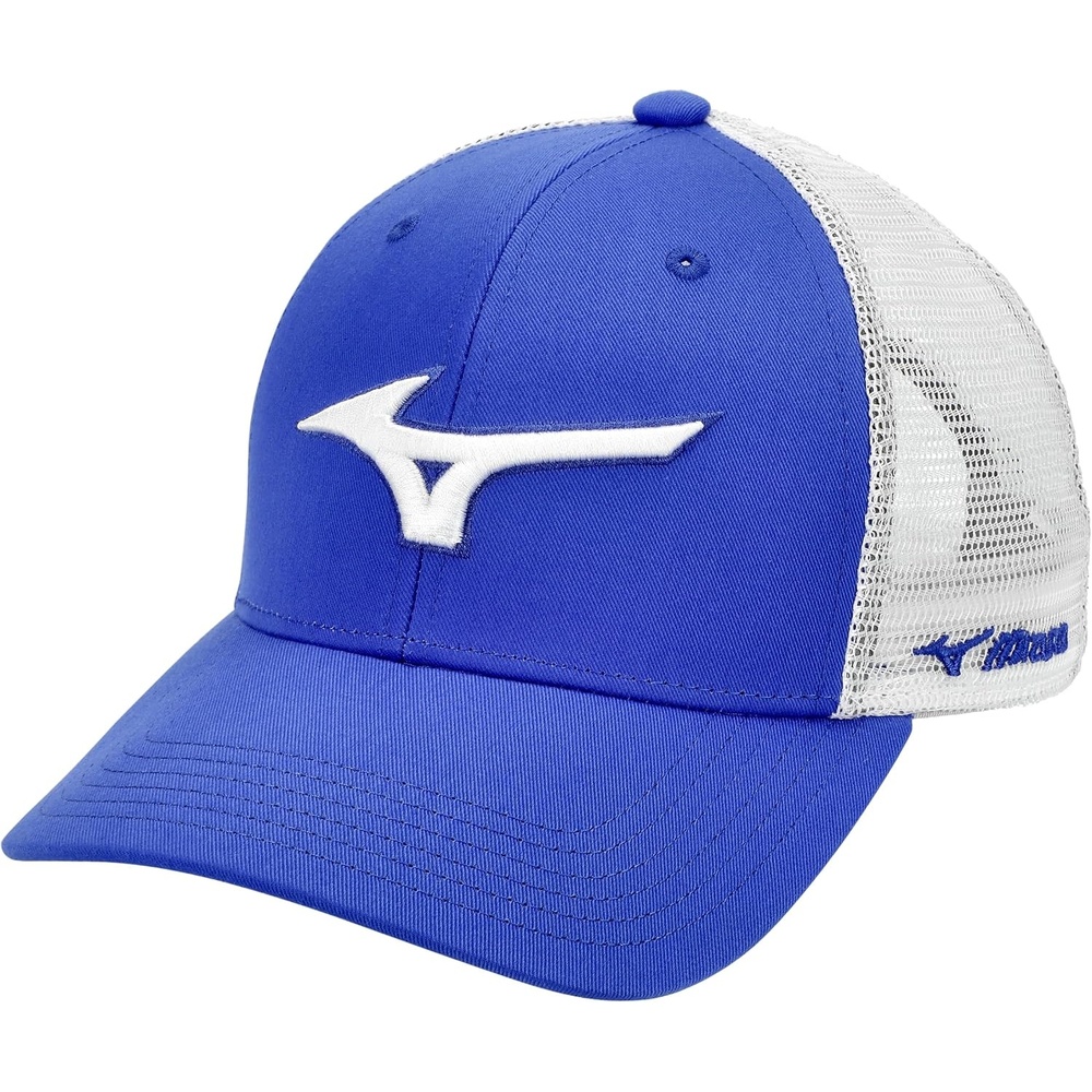 image:imageMizuno UnisexAdult Mizuno Diamond Trucker HatRoyalWhite
