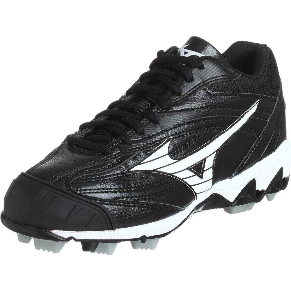 image:imageMizuno Womens Finch 9 Spike Mid G3 Baseball CleatBlackWhite
