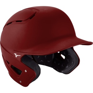 Mizuno Adult B6 Baseball Batting Helmet(Cardinal)