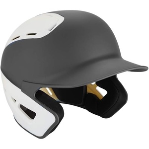 Mizuno Adult B6 Baseball Batting Helmet(Grey/White)