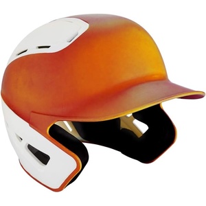 Mizuno Adult B6 Baseball Batting Helmet(Orange/White)