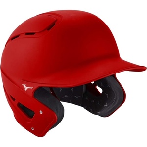 Mizuno Adult B6 Baseball Batting Helmet(Red)