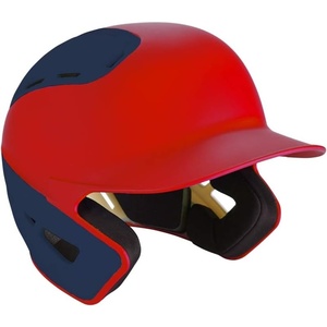 Mizuno Adult B6 Baseball Batting Helmet(Red/Navy)