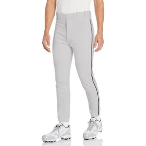 Mizuno Adult Men’s Premier Piped Baseball Pant(Grey/Black)