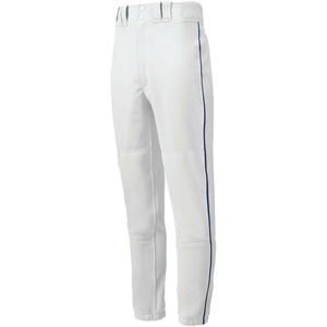 Mizuno Adult Men’s Premier Piped Baseball Pant(Grey/Navy)