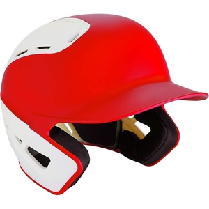 Mizuno B6 Baseball Batting Helmet(Red/White)