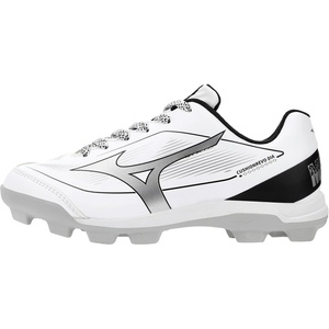 Mizuno Boys’ Cushionrevo Diamond Jr. TPU Spike(White/Black)