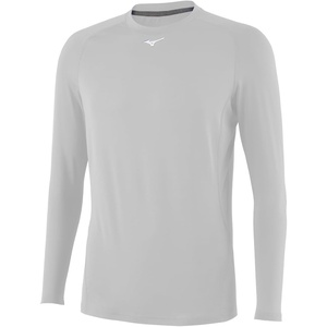 Mizuno Boys’ Long Sleeve Compression YTH(White)