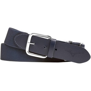 Mizuno Classic Elastic Baseball/Softball Belt | Youth and Adult(Charcoal)