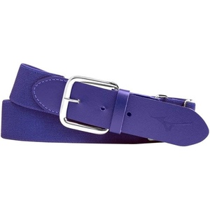 Mizuno Classic Elastic Baseball/Softball Belt | Youth and Adult(Purple)