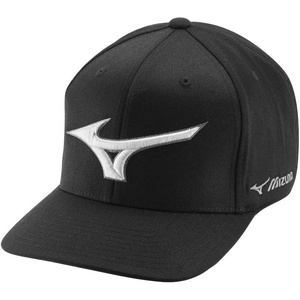 Mizuno Diamond Snapback Golf Hat (One Size)(Black)