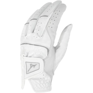 Mizuno Elite Women’s Glove | Leather Golf Gloves | Small | LH White/Silver