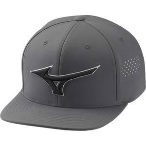 Mizuno Golf Tour Flat Snapback Hat(Dark Charcoal)