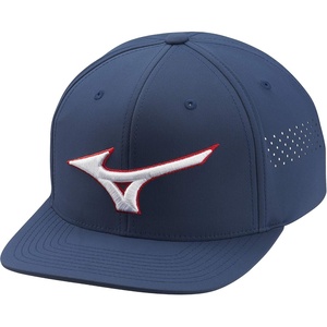 Mizuno Golf Tour Flat Snapback Hat(Navy)