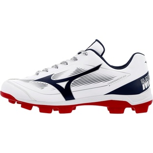 Mizuno Men’s Cushionrevo Diamond TPU Spike(White-navy)