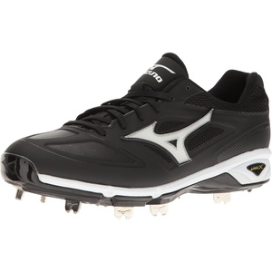 Mizuno Men’s Dominant Ic Baseball Shoe(Black/White)