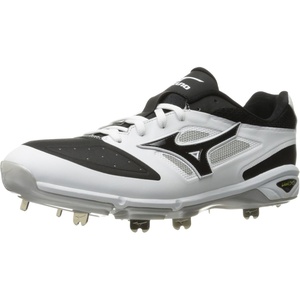 Mizuno Men’s Dominant Ic Baseball Shoe(White/Black)