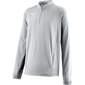 Mizuno Men’s Gametime Long Sleeve Hitting Jacket(Grey)
