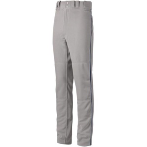 Mizuno Men’s Premier Pro Piped G2 Baseball Pant(Grey/Navy)