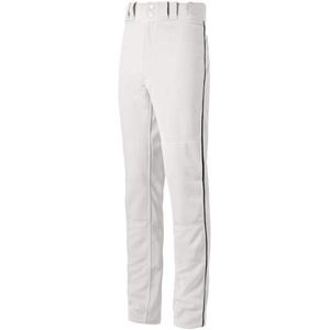 Mizuno Men’s Premier Pro Piped G2 Baseball Pant(White/Black)