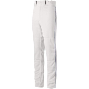 Mizuno Men’s Premier Pro Piped G2 Baseball Pant(White/Navy)