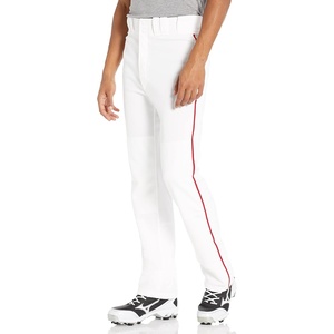 Mizuno Men’s Premier Pro Piped G2 Baseball Pant(White/Red)