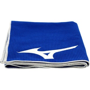 Mizuno Microfiber Cart Towel, Staff Blue Small(Staff)